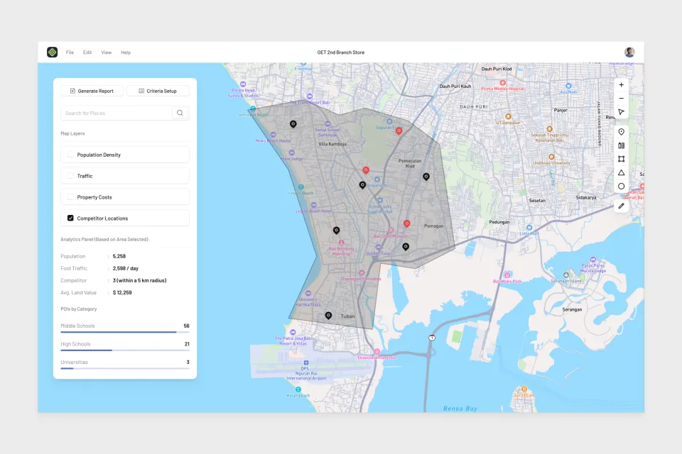 Location Intelligence Dashboard