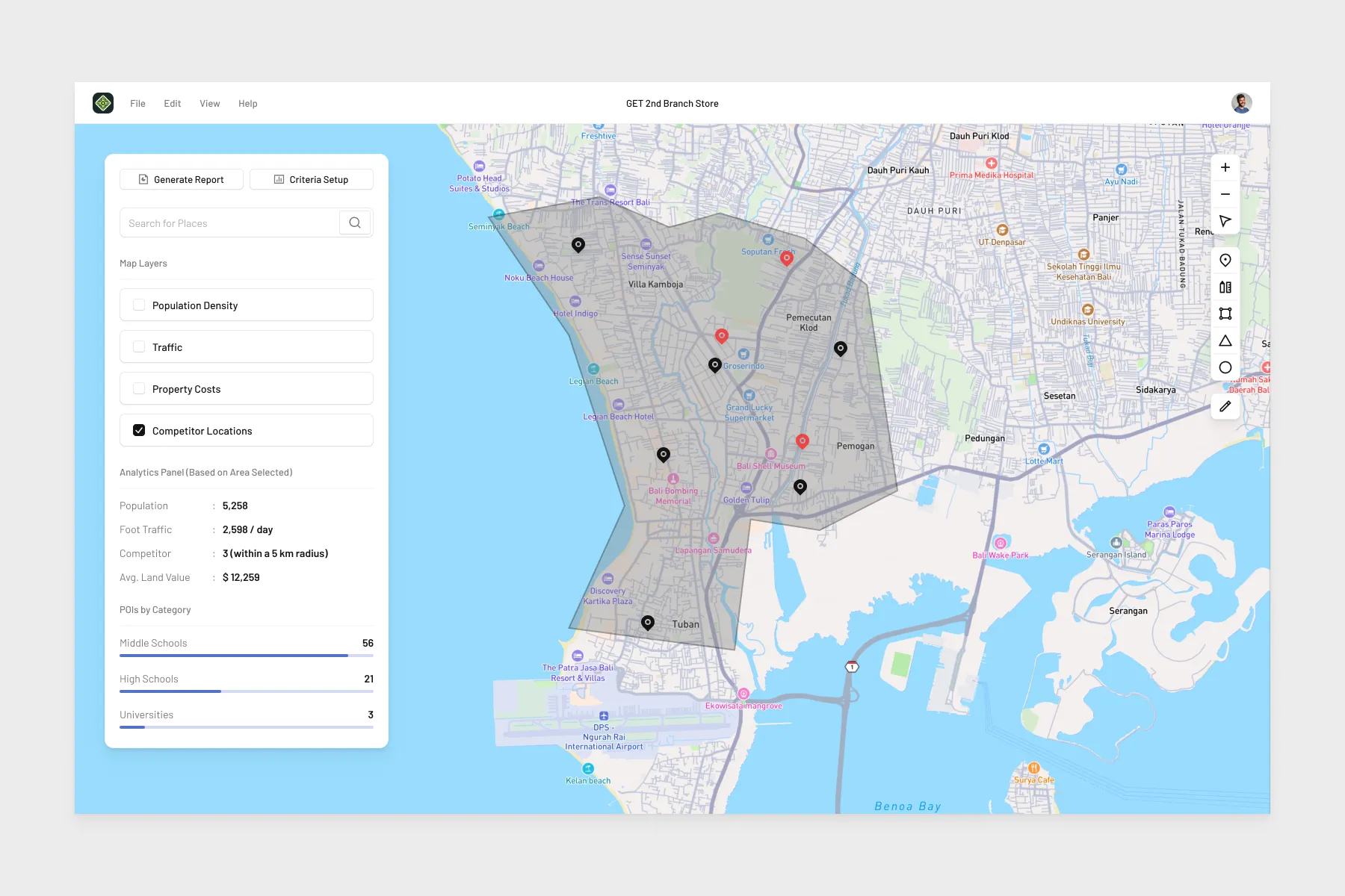 Location Intelligence Dashboard