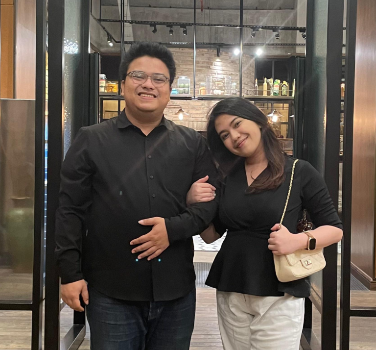My and wife for our anniversary