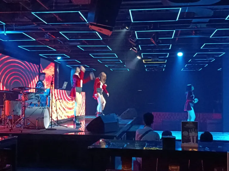 Dancers in a nightclub